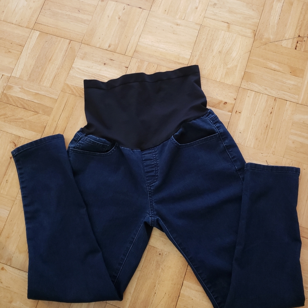 Maternity capris size large denim diva, 5 pockets